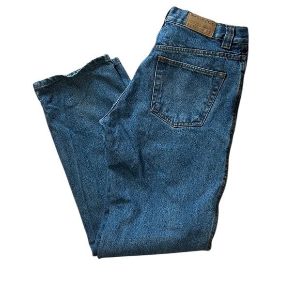 Vintage Bugle Boy Style Class A Jeans Men’s 36x32 Flag Patch 1977 Retro - Picture 1 of 3
